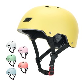 wowlomo Bicycle Helmet, Children, CE Mark, EN1078 Certified, Asian Use, Bike, Kids Helmet, Lightweight, Breathable, 3D Protective Cushion, Omnidirectional Adjustment, Sports Helmet, 3-15 Years,