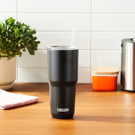 CamelBak Horizon Straw Tumbler, Insulated Stainless Steel, 30oz, Black