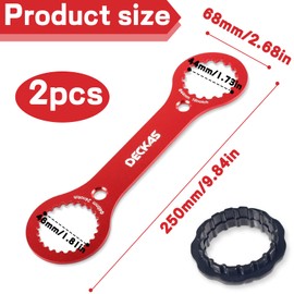 AONAYO Bicycle centerlock tool, bottom bracket tool, BB key, centlock tool brake disc, bicycle repair, bottom bracket bicycle compatible with Dub/Tl-Fc32/Tl-Fc25/Tl-Fc24