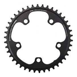 Spécialités TA Unisex's One 110, 5 Arm Narrow/Wide Chainring, Black, 38T