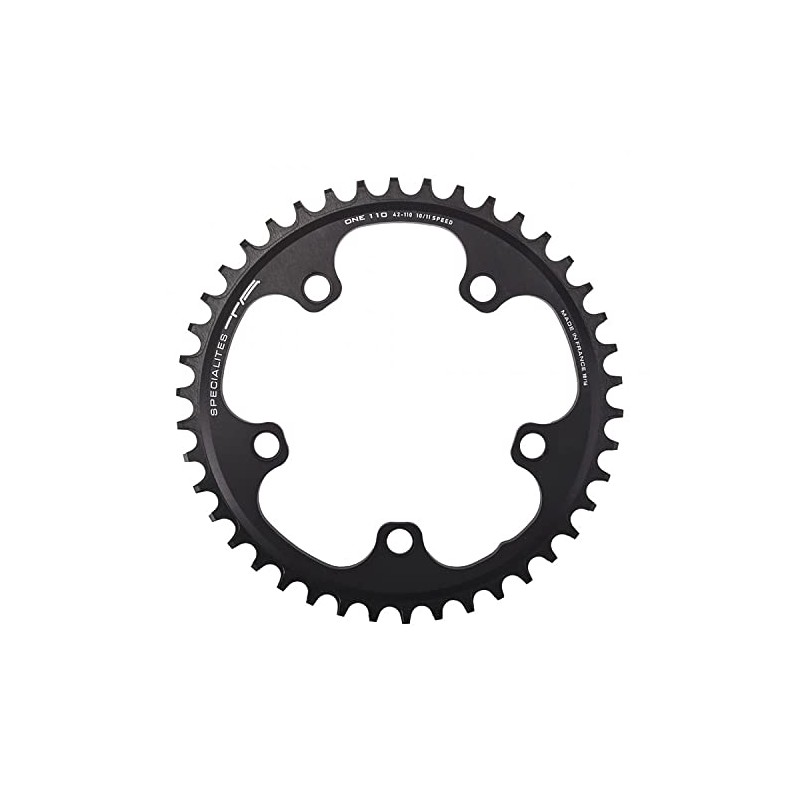 Spécialités TA Unisex's One 110, 5 Arm Narrow/Wide Chainring, Black,