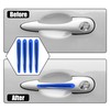 X AUTOHAUX 4 Pcs Car Side Door Handle Bowl Cover