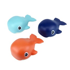 SUPVOX Clockwork Whale Bathing Plaything for Bathtime Dark Blue Wind Up Swimming Lightweight and Safe Plastic Bath Floating