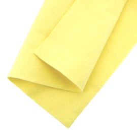 HairBow Center HBC Merino Wool Blend Felt Crafting Sheets (8 5/8'' x 11 5/8'') - Soft Yellow