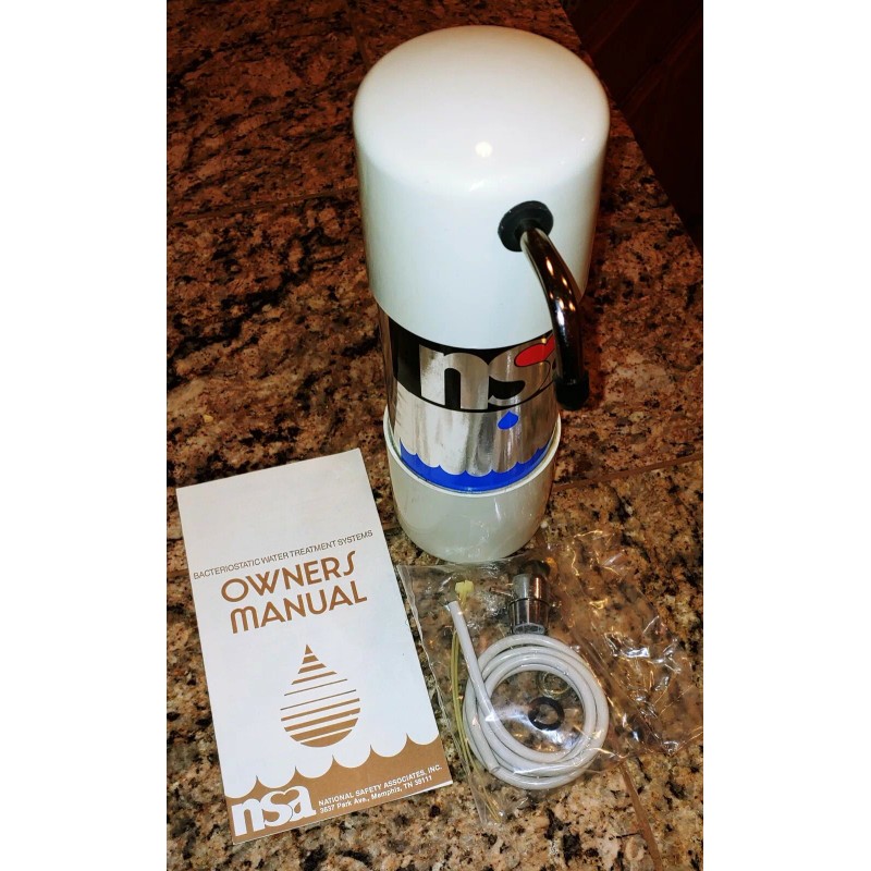 National Safety Associates NSA Bacteriostatic Water Treatment Filter COUNTERTOP UNIT