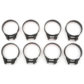 Set of 8 - Motorcycle Carburetor Clamps 42mm - 47mm - 95018-44250 - Fits XL100 XR100 XR125 XR185 XR200 CM185T CM200T CB500 CB550