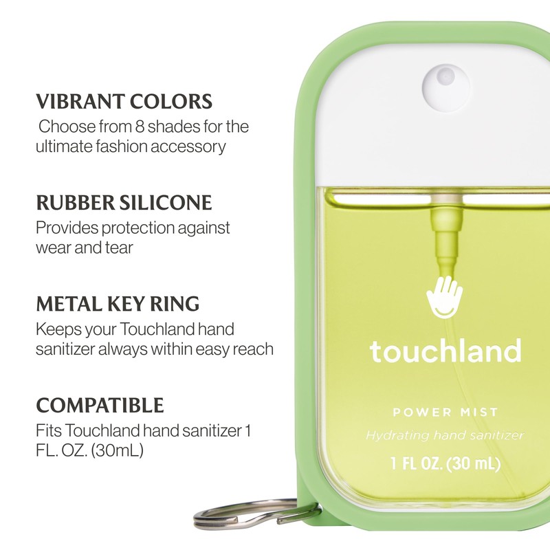 Touchland Hand Sanitizer Mist Case 1FL. OZ., Protective and Stylish