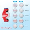 PATIKIL Golf Ball Marker Stencil 360 Degree Triple Track Golf