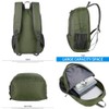 LEOLEO Folding Backpack, 11.8 gal (35 L), Lightweight, Large Capacity,