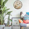 YOAI Wall Clock Kitchen Clock Vintage Shabby Chic Antique Nostalgia