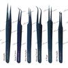 Alluring TITANIUM BLUE Tweezers for Eyelash Extension for Volume Lashes
