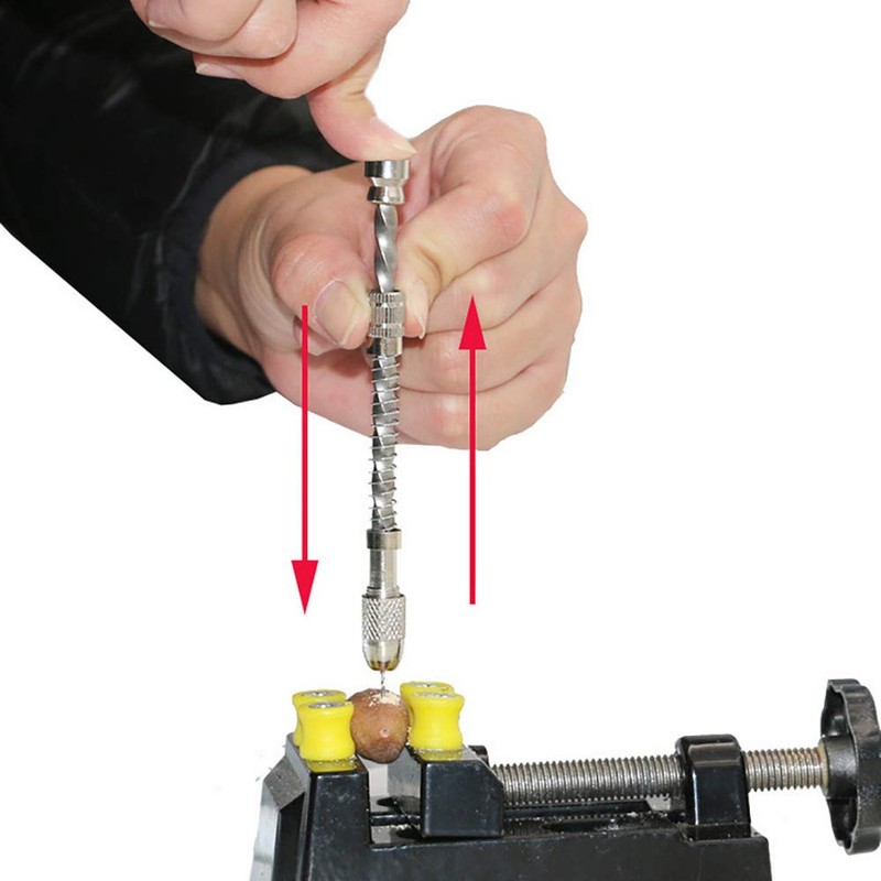 VOANZO Mini Hand Drill Tool, DIY Woodworking Precision Pin Vise