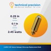 Technical Precision 3.5V Otoscope Replacement Bulb for Heine X-002.88.044 2.45W