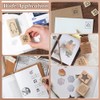 BENECREAT 20Pcs Rubber Stamp Set Blank Hard Wood Stamp Mounts