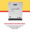 School Smart - 85285 3-Hole Punched Filler Paper w/ Red