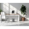 Zuvo Plastic Paper Bin 8L - Shatter-Proof Waste Basket for