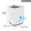 Toothbrush Holder for Bathroom,Plastic Detachable for Easy Cleaning Multi-Functional Storage,3