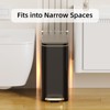 KSSKSS Small Bathroom Trash Can with Lid Soft Close, Step