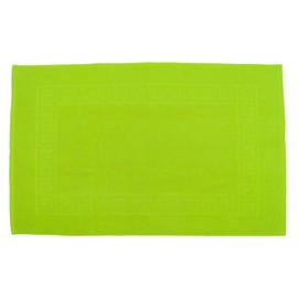 Julie Julsen Bath Mat 60 x 100 cm Premium Quality 900 gm2 in Modern Colours and 4 Sizes Cotton Bath Mat Bath Mat Shower Mat Design Spiral Apple Green