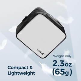 pack all Seamless Zipper Pouch Clear Zipper Bag Makeup Pouch Water-resistant Material Zip Bags for Storage, Travel, Office (M)