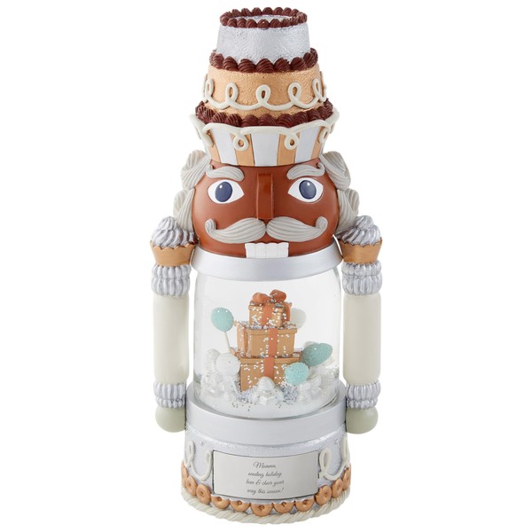 Things Remembered Engraved Nutcracker Dome Musical Snow Globe in Dark