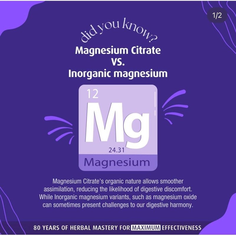 Henry Blooms Tri-Magnesium Citrate 900mg 60c