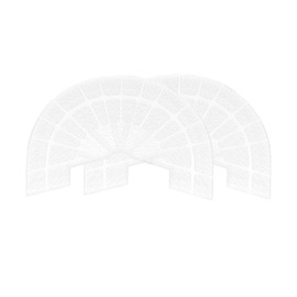 HARFINGTON 1pair Shoe Sole Protector for Sneakers Size 7-8 Self-Adhesive Non Slip Pad Heel Plates Repair for Men and Women, Transparent