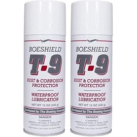 BOESHIELD T-9 Rust & Corrosion Protection/Inhibitor and Waterproof Lubrication, 12 oz. (Тwo Рack)