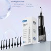 SEJOY Water Flosser Cordless 270ml Water Flosser Dental Oral Cleaner