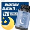Magnesium Glycinate 500mg (Per Serving) Dietary Supplement to Support Sleep Heart Nerve and Bone Health, 1 Count, 60 Tablets / 마그네슘 글리시네이트 500mg (1회 제공량) 수면 심장 신경 및 뼈 건강 지원을 위한 건강 보조 식품, 1개, 60정
