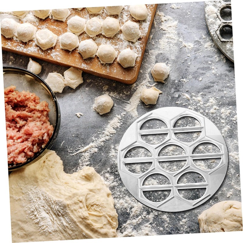 Mobestech 2Pcs Aluminum Dumpling Mold Versatile Ravioli Maker for Wontons