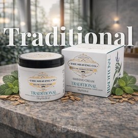 The Shaving Co Crema para Afeitar Menta Cedro (Tradiotional). Menta Cedro Shaving Cream. 130 gr. Para el ritual del afeitado disfruta de esta exquisit