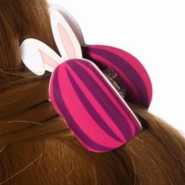 1Pcs Easter Hair Clips for Women Purple Easter Egg Flower Claw Clips for Girls Cute Rabbit Ear Hair Clip Design Party Costumes Hair Accessories
