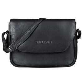 STILORD 'Esther' Women's Handbag Shoulder Bag Genuine Leather Vintage Leather Bag for Going Out Classic Evening Bag Party Bag Leisure Bag Leather, black, shoulder bag