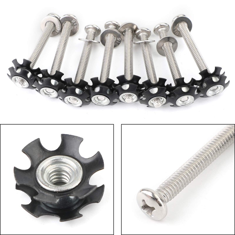 Frezon Set of 8 RV LADDER REPAIR KIT nuts Stainless