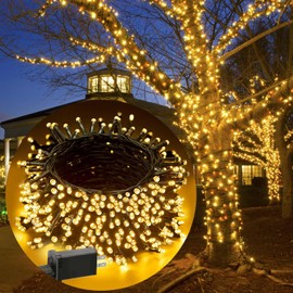 AXIDUN 22M 200 LED Cadena de Luces,Luces Decoración,8 Modos Centelleantes,Adecuado para Arboles de Fiestas,Jardín,Hogar,Aniversarios,etc.