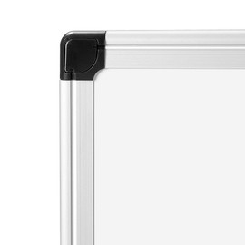 VUSIGN Magnetic White Board 24" x 18" with 1 Dry-Erase Eraser, 2 Multicolor Marker, 4 Magnetic Pins, Sliver Reinforced Aluminum Frame for Office, Home, School