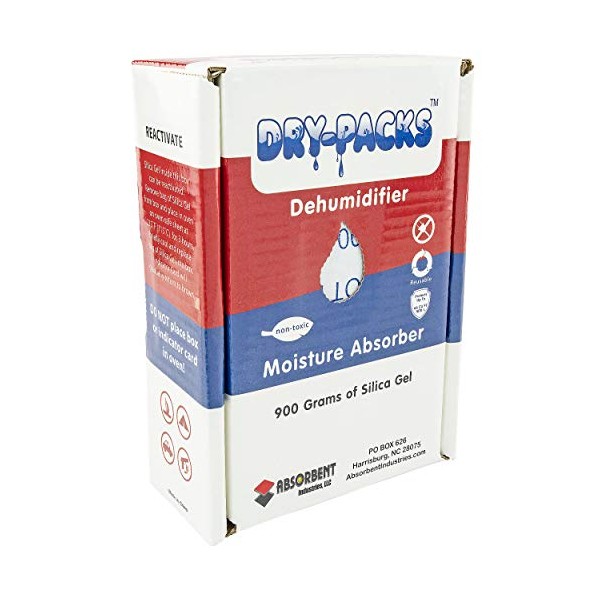 900 Gram Dry-Packs Dehumidifying Box, Red, DP900BOX
