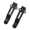 2Pcs Deep Carry Pocket Clips, Black Titanium Pocket Clip for