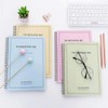 LELYFIT Pack of 4 A5 Spiral Notebooks, 120 Pages/60 Sheets,