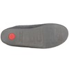 FitFlop Chrissie Pom-Pom Slippers Pewter Grey 7 M (B)
