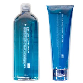 Set: Hatsumoru Beauty Scarf Soap, 11.8 fl oz (350 ml); Hair Treatment, 8.8 oz (250 g)