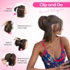 REECHO Ponytail Extension, 7" Mini Claw Clip in Ponytail Hair
