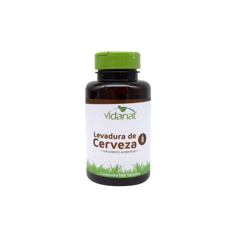 Vidanat Levadura de Cerveza 180 Tabletas – Suplemento Alimenticio de