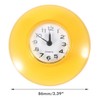 VIFERR Mini Wall Clock Suction Cup Waterproof Round Wall Clock