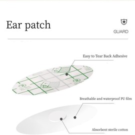 140 Pcs Ear Covers for Shower Waterproof Ear with Cotton Ear Plugs,for Swimming Shower Disposable Ear Stickers Newborn Ear Plugs Baby Ear Protection for Kids Bath Swimming