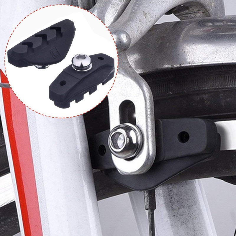 2 Pairs Road Brake Pads with Installation Tool Caliper Brake