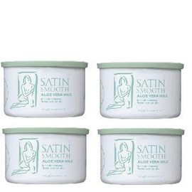 Satin Smooth Aloe Vera Wax 4 Pack