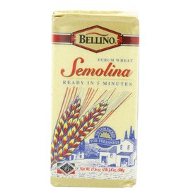 Bellino Semolina, 17.6-Ounce Vacuum Packs (Pack of 4)