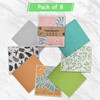 ABM - 8 Pack Swedish Dish Cloths, Biodegradable, Washable, Reusable,